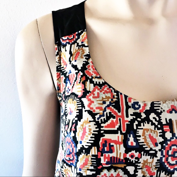 Comptoir Des Cotonniers 100% Silk Pattern Dress S - Picture 3 of 6